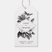 フローラクラフト結婚式の引き出物サンキュー ギフトタグ (正面)