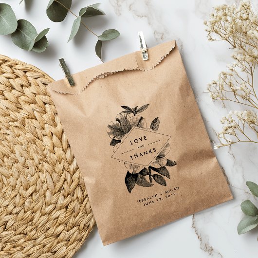フローラクラフト結婚式の引き出物サンキュー フェイバーバッグ