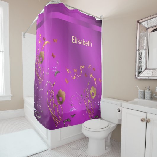 フローラクラフト，エレガント休日，，色，ホムデコールsh シャワーカーテン (インサイチュ)