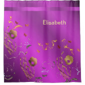 フローラクラフト，エレガント休日，，色，ホムデコールsh シャワーカーテン (正面)