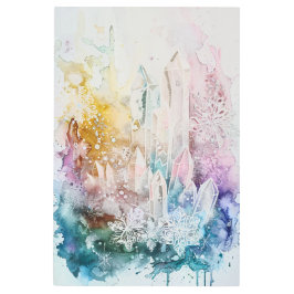 *~*フローラクリスタルレインボーヒーリングマンダラSC3 メタルプリント