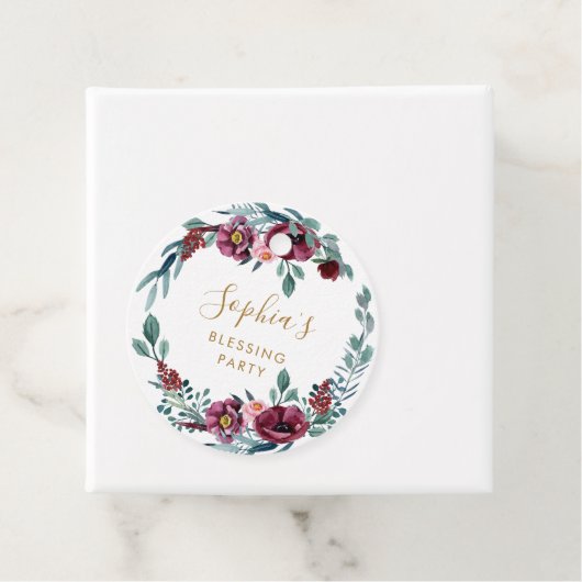 フローラクリスチャン母とベビー賛美のパーティー フェイバータグ (インサイチュ)