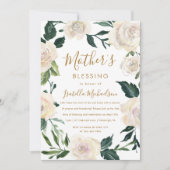 フローラクリスチャン母とベビー賛美のパーティー 招待状 (正面)