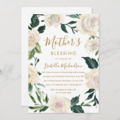 フローラクリスチャン母とベビー賛美のパーティー 招待状 (正面/裏面)