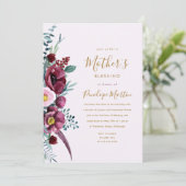 フローラクリスチャン母とベビー賛美のパーティー 招待状 (スタンド正面)