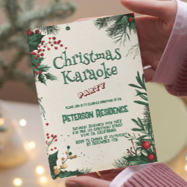 フローラクリスマスカラオケパーティー 招待状