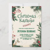 フローラクリスマスカラオケパーティー 招待状 (正面)