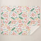 フローラクリスマスシェルパブランケット シェルパブランケット (正面(横))