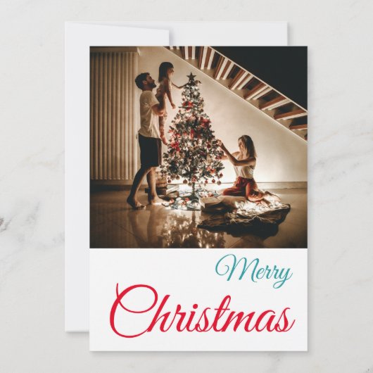 フローラクリスマスツリーファミリーブランチ招待状 招待状 (裏面)