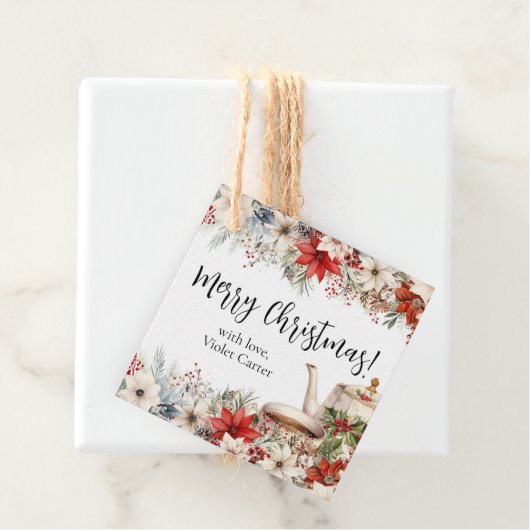 フローラクリスマステアホリデーパーティー フェイバータグ (インサイチュ)