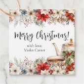 フローラクリスマステアホリデーパーティー フェイバータグ (正面)