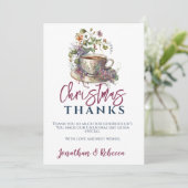 フローラクリスマスティー サンキューカード (スタンド正面)