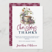 フローラクリスマスティー サンキューカード (正面/裏面)