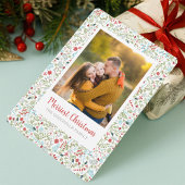 フローラクリスマスパターン写真 シーズンカード