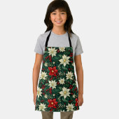 フローラクリスマスパターン エプロン (インサイチュ)