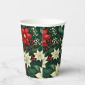 フローラクリスマスパターン 紙コップ (右)