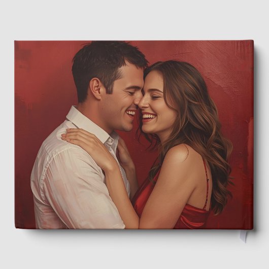 フローラクリスマスフォイルゲストブックフォトゲストブック ゲストブック (裏面)