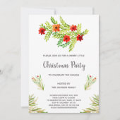 フローラクリスマス招待状 招待状 (正面)