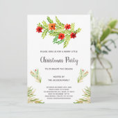 フローラクリスマス招待状 招待状 (スタンド正面)