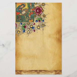 フローラクリスマス羊皮紙,マギの崇拝 便箋