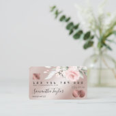 フローラクレジットカードバラ金ゴールド 名刺 (スタンド正面)