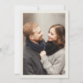 フローラクレストウエスタンホースシューモノグラム結婚ズ セーブザデート (裏面)