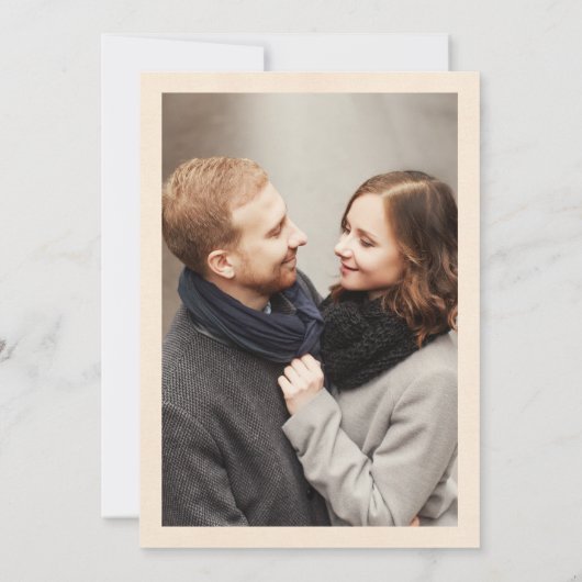 フローラクレストウエスタンモノグラム結婚ズ セーブザデート (裏面)