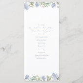 フローラクレストウォーターカラーモノグラム結婚ズ プログラム (裏面)