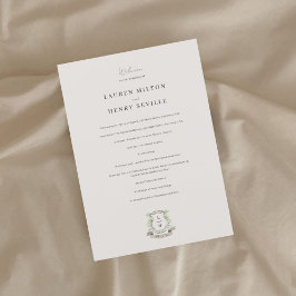 フローラクレストウォーターカラーモノグラム結婚ズ プログラム