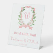 フローラクレストシャワー歓迎ペデスタルサイン 台座サイン (正面)