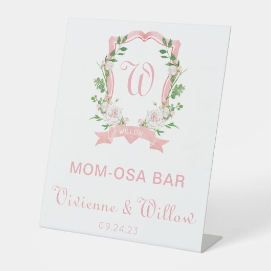 フローラクレストシャワー歓迎ペデスタルサイン 台座サイン (正面)