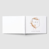 フローラクレストモノグラム秋の結婚式 ゲストブック (全面)