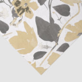 フローラクレマチスウォーターカラー金ゴールドグレーブラック 薄葉紙 (詳細)