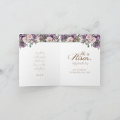 フローラクロスとラムイースターカード カード (内部)