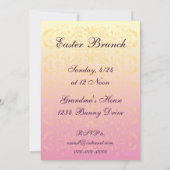 フローラクロスイースターブランチカスタム招待状 招待状 (裏面)