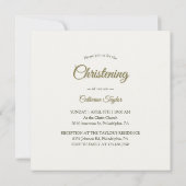 フローラクロスカトリック《キリスト教》洗礼式や命名式 招待状 (裏面)