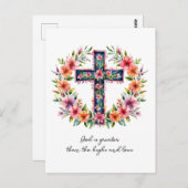 フローラクロスカード – 神は高素晴らし値より ポストカード (正面/裏面)