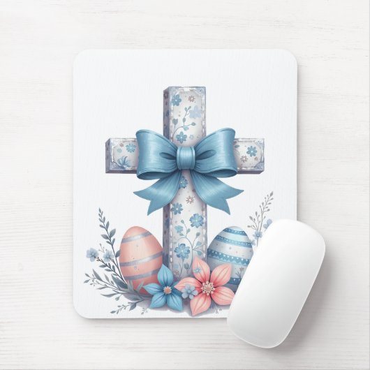 フローラクロスコケットイエズスバクリスチャン宗教 マウスパッド (マウス)