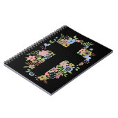 フローラクロススパイラルノートブック ノートブック (左側)