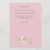 フローラクロスバウティゾバプテスマ プログラム (裏面)