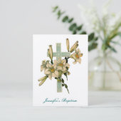 フローラクロスバプティスマス招待状 招待状 (スタンド正面)