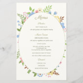 フローラクロスバプティスメニュー – ソフトパステル (裏面)