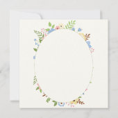 フローラクロスバプテスマサンキューカードソフトパステル サンキューカード (裏面)