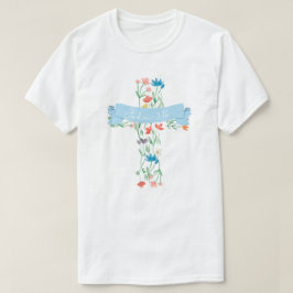 フローラクロスヨハネ3:16 ユニセックス Tシャツ