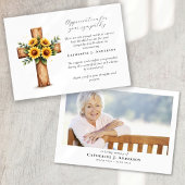 フローラクロス写真悔やみや弔慰葬儀記念館 サンキューカード