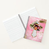 フローラクロス（ピンクの水色） ノートブック (内部)