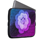 フローラクールアーティザンクロシェプリントエレクトロニクスバッグ ラップトップスリーブ (正面右)