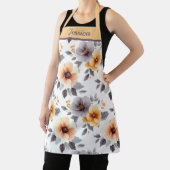 フローラグエレガントレープパーソナライズされたン エプロン (インサイチュ)