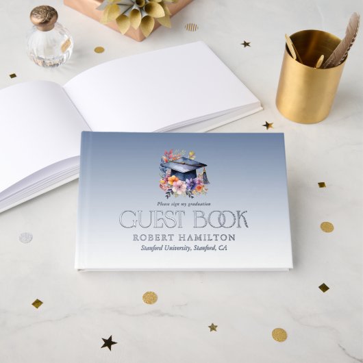 フローラグラッドハット卒業パーティー招待状 ゲストブック (正面見開き)