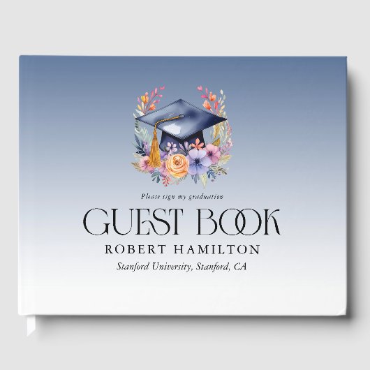フローラグラッドハット卒業パーティー招待状 ゲストブック (正面)
